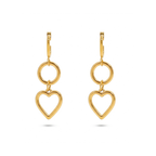 Hrdaya Heart Earrings