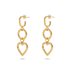 Hrdaya Heart Earrings