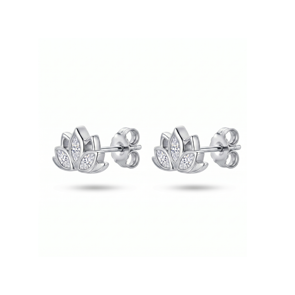 Lotus Stud Earrings