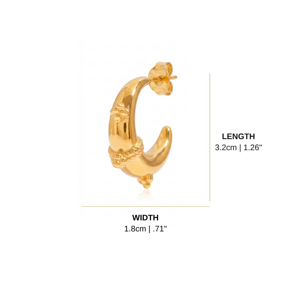 Luna Crescent Earrings