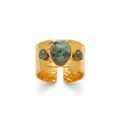 Nyasah Green Stone Ring