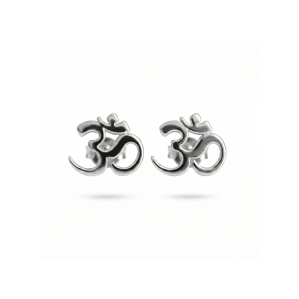 Om Stud Earrings