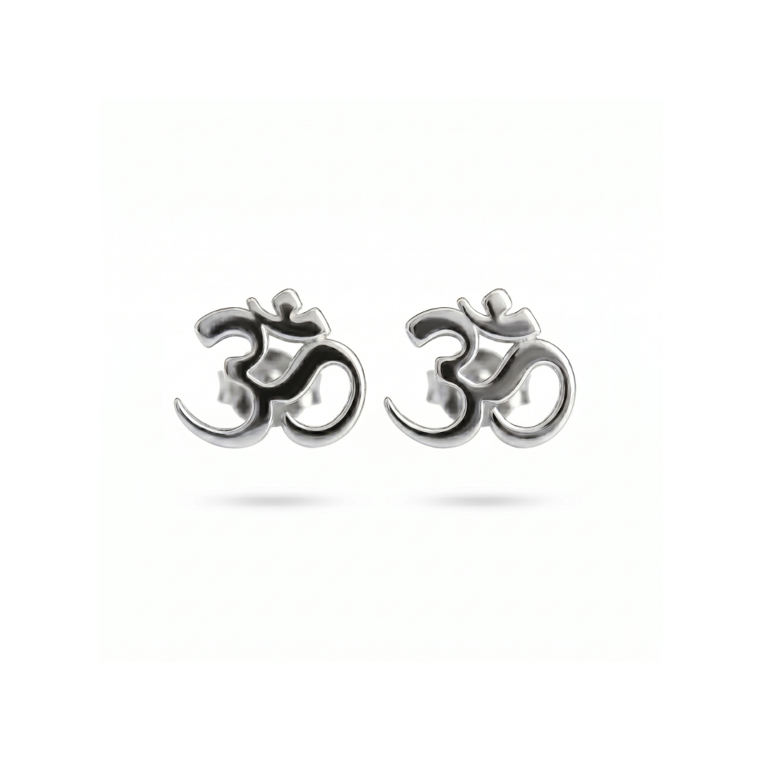 Om Stud Earrings