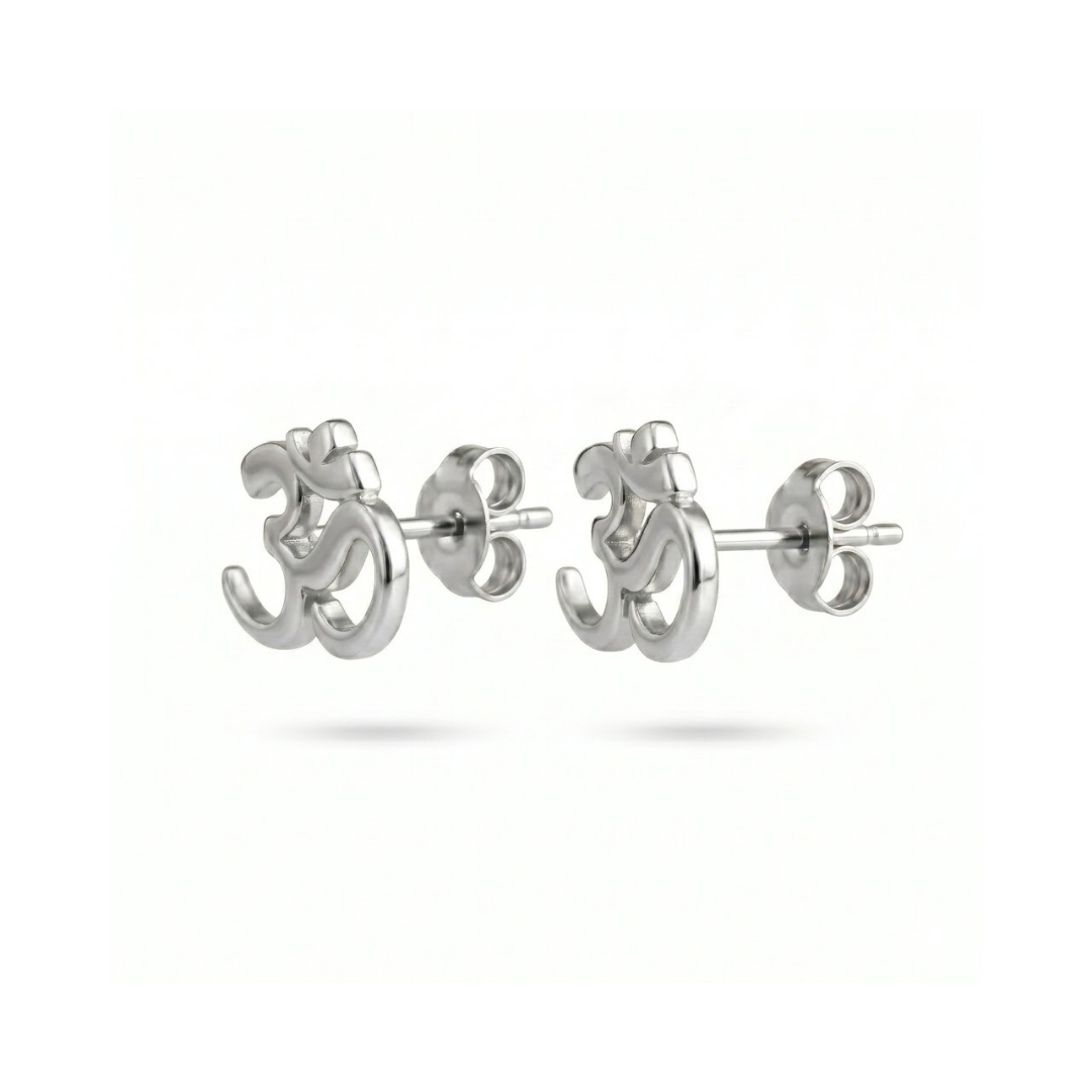 Om Stud Earrings