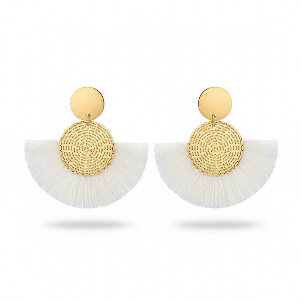 Pankh Tassel Jhumka