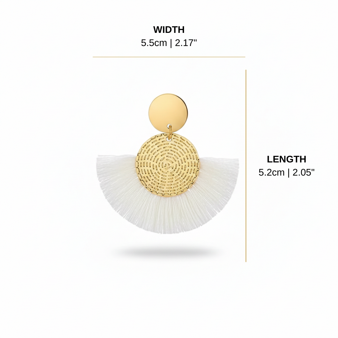 Pankh Tassel Jhumka