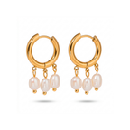 Tri Pearle Earrings