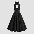 Ismerie Midi Dress | Floral Jacquard Corset