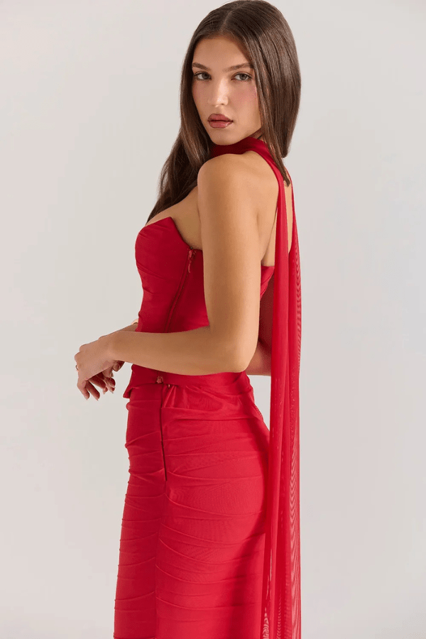 Hailey in Red