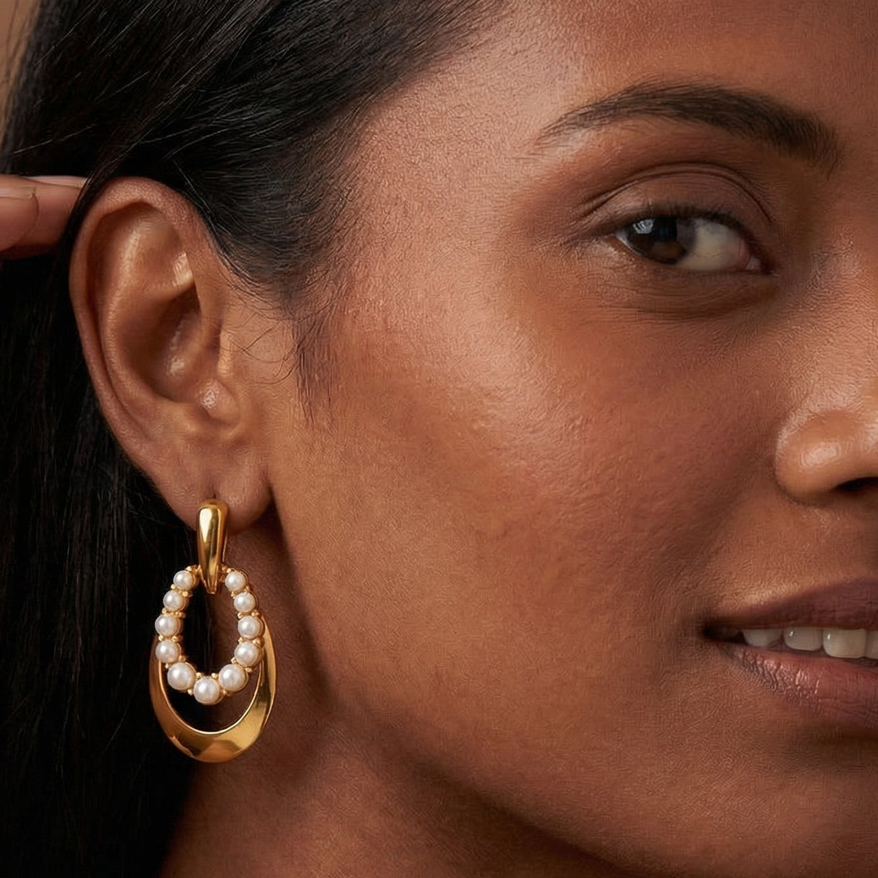 Moti Pearl Jhumka