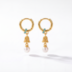 Bell Pearle Mini Jhumka Earrings
