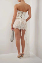 Saskia - Ivory Mini Dress